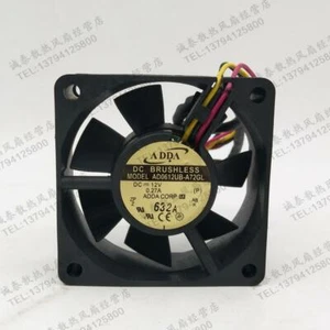 Per 1 ADDA AD0612UB-A72GL, VENTILATORE BRUSHLESS 60x60x25mm 12VDC 0,27A, 3 FILI - Foto 1 di 4