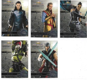 2018 Thor Ragnarok - 5-kartowy zestaw pościgowy Grandmasters Contenders prawie nowy górny pokład - Zdjęcie 1 z 2