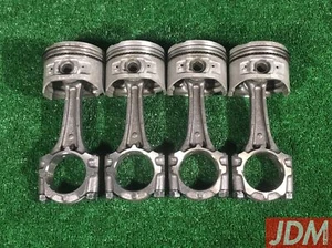 89-93 TOYOTA MR2 CELICA 3SGTE PISTONS & CONNECTING RODS 13103-88381 13201-79096 - Bild 1 von 5