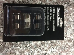 Harvey Norman 3 PAL Koax Stecker Stecker auf Stecker - Bild 1 von 1