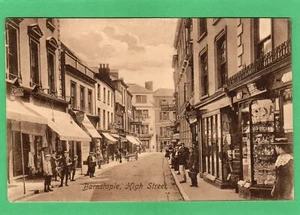 Barnstaple High Street Shop pc 1910 Frith AC340 - Picture 1 of 2