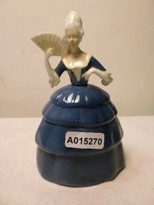 +# A015270 Goebel Archiv Parfümflasche Frau Dame mit blauen Kleid und Fächer - Bild 1 von 1