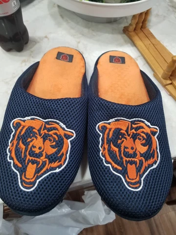 Mens Foco Chicago Bears Slippers Size 11-12 Sports Football NFL Footwear Clothin Cover