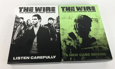THE WIRE Seasons 1 & 2 Box Sets DVD Lot HBO Complete Mint discs Guaranteed - Image 1 of 4