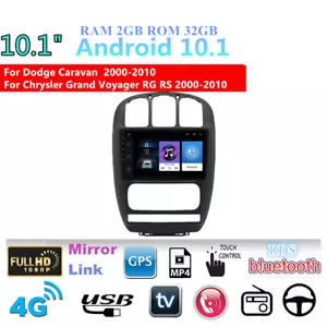 10.1'' Car GPS Navigation 2+32G For Dodge Caravan Chrysler Grand Voyager 2000-10 - Picture 1 of 12