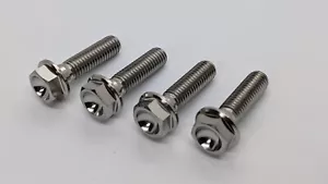 HONDA CBR600F4 Titanium front caliper bolt kit 99-06 Ti mount bolts F4i F5 - Picture 1 of 3