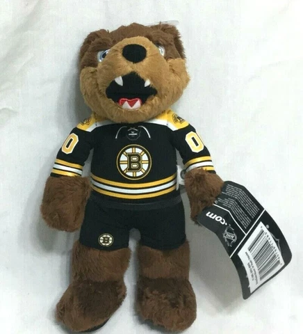 NHL Boston Bruins Blades Bear Mascot Knit Plush Doll Figure Bleacher Creature Cover