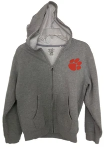 Garb Boy's Graphic Sweatshirt Sx XL Gray Ages 11/12 Clemson Tigers Zip Up F53 - Picture 1 of 9