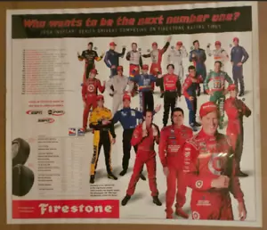 2004 Firestone Indy Car Best Driver 25" X 21" Poster-Dixon, Castroneves, etc. - Picture 1 of 3