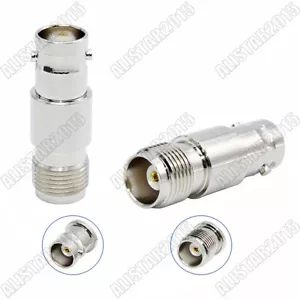 1x BNC Female Jack to TNC Jack Female Adapter RF Connector BNC-TNC Full Copper - Picture 1 of 6