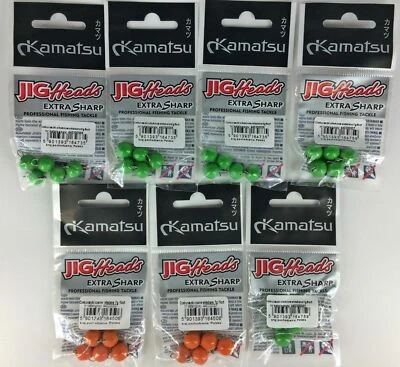 20St Jigkopf Set Bleikopf Bleikugel für Gummifische  Cheburaschka Jig3-12 Gramm - Bild 1 von 3