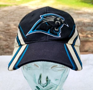 Vintage NFL Team Apparel Reebok Carolina Panthers Adjustable Strap Hat - Picture 1 of 7