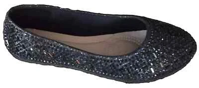 Mujer Estrás Plano Negro 5, 10 Foto 1 de 3