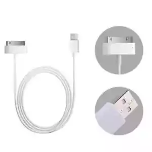 30 Pin USB Data Sync Cable Charger for iPhone 4 4G 4S 3GS iPod Nano iPad 1/2/3 - Picture 1 of 6
