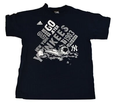 Camiseta Adidas MLB Juvenil New York Yankees Derek Jeter Nueva M Foto 1 de 4
