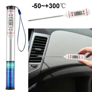 New Auto Car Vehicle Air Conditioning Outlet LCD Digital Thermometer Gauge-Tool - Picture 1 of 8