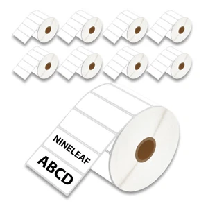 3" x 1" Direct Thermal, Perforated Barcode Labels, for Rollo&Zebra 2000/roll - Picture 1 of 32