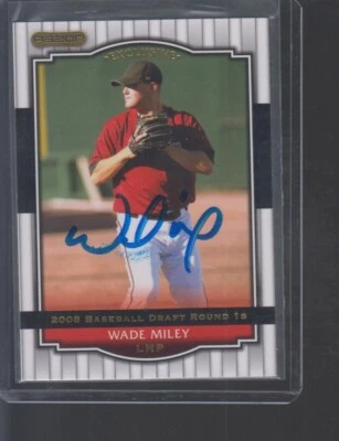 Wade Miley  2008 Razor Signature Series #45  - Image 1 of 2