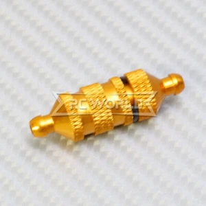 RC 1/10 1/8 Nitro Engine FUEL FILTER For Gas Lines GOLD - Bild 1 von 8