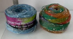 James C Brett Discontinued Northern Lights Yarn Lot of 2 - Picture 1 of 5