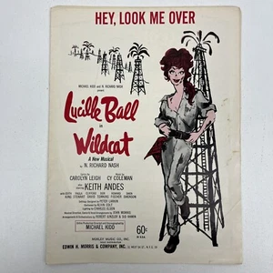 Partituras vintage 1960 Hey, Look Me Over Lucille Ball Carolyn Leigh Cy Coleman - Imagen 1 de 4