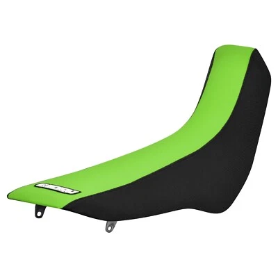 1996-2008 KAWASAKI KLX 300 Seat Cover by Enjoy Mfg   BLACK/GREEN standard #372 - Image 1 of 4