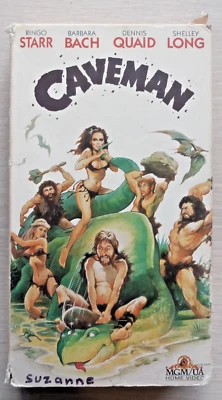 CAVEMAN VHS - Ringo Starr Denis Quaid Shelley Long - CULT CLASSIC Foto 1 de 4