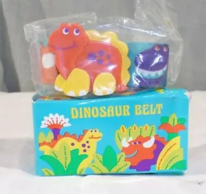 Vintage Neu Old Stock Avon Kinder Dinosaurier Gürtel - Bild 1 von 8