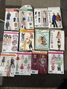 54 Simplicity Some New Look And Other Pattern Lot !! Nice Mix Of Uncut/some Cut - Picture 1 of 5