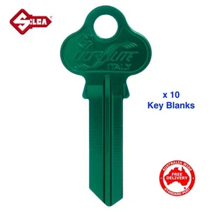 SILCA Ultralite Keyblanks x 10 Lockwood ,Key Blank-GREEN Free Postage! - Bild 1 von 5