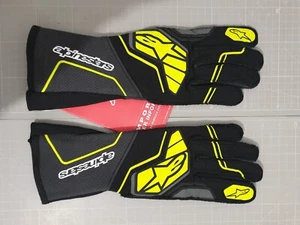 Alpinestars Tech-1 ZX V4 Handschuhe Erwachsene FIA/SFI T black Yellow Fluo (XL) - Bild 1 von 16