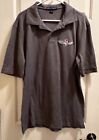 Vintage Southwest Airlines Polo Shirt Mens Large Gray Flight Attendant 40 Years