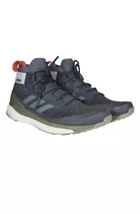 Adidas Terrex Free Hiker Hiking Shoes Sock Boot Black Gray Boost Sole Men US 13 - Picture 1 of 11
