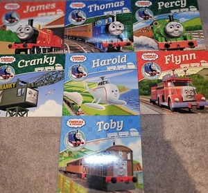 Thomas & Friends Books  X 7 Thomas,Toby,Harold,Percy,Flynn,Cranky & James - Bild 1 von 10