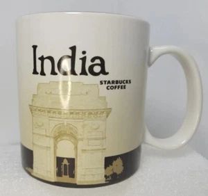 Sammlerstück Starbucks Indien Cricket Kaffeebecher Tasse 16 Unzen EUC - Bild 1 von 16