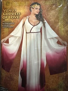 Venus Goddess of Love Adult Womens Costume Sexy Gown Dress Halloween M-L - Picture 1 of 3