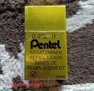 Vintage Packed Pentel 0,9 mm minas de repuesto relleno leads minas de repuesto *Bonito - Imagen 1 de 6