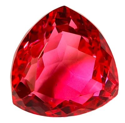 AAA+ Large Pink Tourmaline 86.50 Ct. Trillion Cut Loose Gemstone Gift for Women - Image 1 of 4