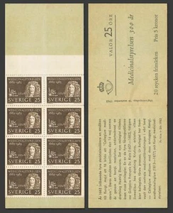 Sweden 632-633aa booklets,MNH.Swedish Board of Health,300,1963.Gregoire Du Reitz - Picture 1 of 2