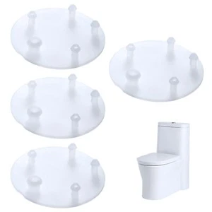 4 Pack for Vormax Toilet Tank Silicone Flapper Seal Gasket 3’’ Compatible wit... - Picture 1 of 6