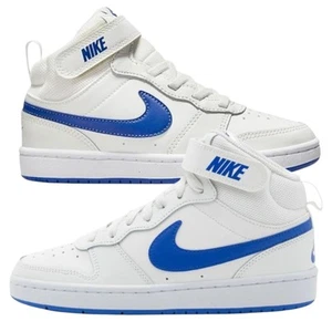 Nike Court Borough Mid 2 (GS) Big Kid Größe 5Y CD7782-113 Neu 100 % Original - Bild 1 von 15
