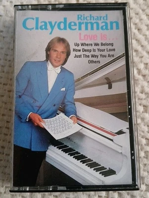 Richard Clayderman Love Is ...Cassette Tape 1988, CBS  - Image 1 of 4