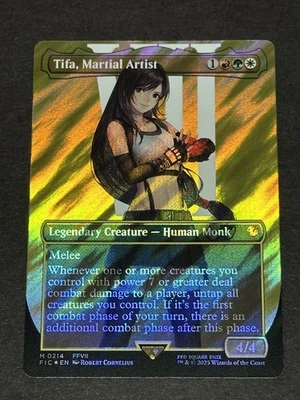 Tifa, Martial Artist Borderless Surge Foil MTG Final Fantasy Mythic Rare NM - Image 1 of 2