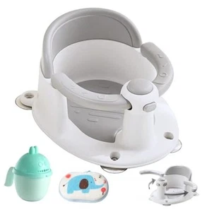 Baby Bath Seat, Baby Bath Must-Have for 6 Months and up, Baby Bath Seat - Gray - Picture 1 of 7