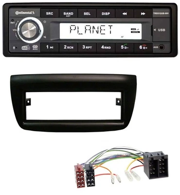 Continental USB 1DIN AUX DAB MP3 Autoradio für Fiat Doblo 12-15 Opel Combo 10-15 - Bild 1 von 4