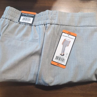 Hilary Radley Women's Pull-on Dress Pants, Heather Gray, XXL - Image 1 of 4