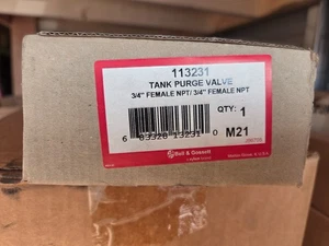 Bell & Gossett 113231 TPV-75 FF Tank-Spülventil 3/4 Innengewinde NPT - Bild 1 von 4