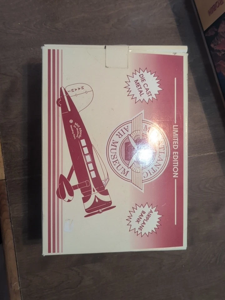 Limited Ed. Die Cast Metal Mid Atlantic Air Museum Airplane Bank Eastwood NIB - Image 1 of 1
