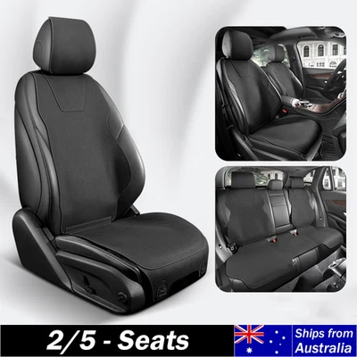 For Mercedes Benz Suede Leather Seat Cover Soft Non-Slip Front Rear Protector - image 1 of 4