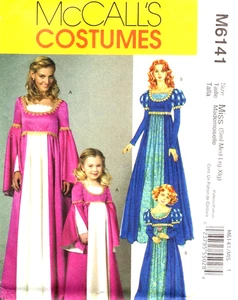 Vestidos Renacentistas Misses McCalls patrón de costura M6141 tallas S M L XL - Imagen 1 de 2